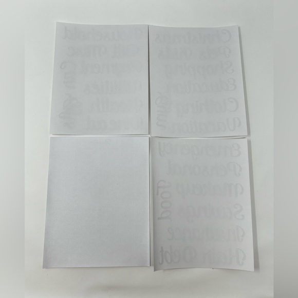 Cash Envelope Stickers Budget Book Labels Daily Planner Binder Monthly Financial - Picture 8 of 13